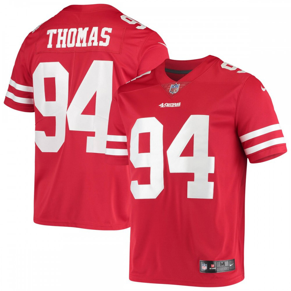 Solomon Thomas San Francisco 49ers Nike Vapor Limited Player Jersey - Scarlet-GridironStore